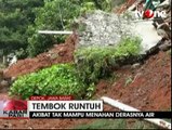 Tebing Pembatas Perumahan Setinggi 20 Meter di Depok Longsor