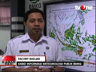 Prediksi BMKG, Jakarta Diguyur Hujan Sampai Tiga Hari Kedepan