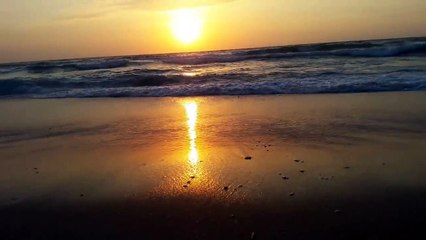 غروب الشمس على البحر  Awesome Time  Sunset   HD