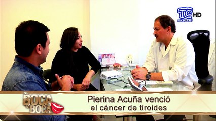 Pierina Acuña venció el cáncer de tiroides