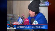 Casas y edificios fueron afectados por el sismo de 6.5 en Chimborazo