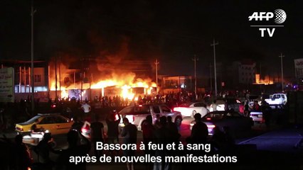 Irak: Bassora à feu et à sang après de nouvelles manifestations