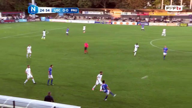 Frappe lointaine de DAMESSI mais directement captée par GUENDOUZ.