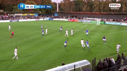 Superbe parade de ENZO sur une frappe de GUILAVOUGUI.