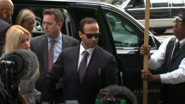 Ex-Trump Campaign Aide George Papadopoulos Arrives For Sentencing