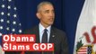Obama Slams Republicans For Fostering A Culture Of 'Paranoia And Resentment'