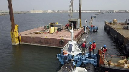 First of its kind Ocean Cleanup system readies to launch