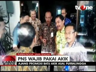 Batu Akik Wajib Dipakai PNS di Purbalingga