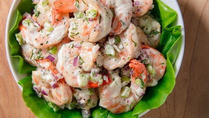 These Shrimp Salad Lettuce Wraps Are Light & Delicious