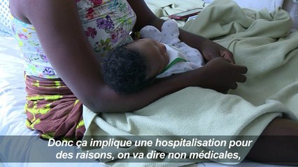 L'hôpital, refuge pour des mères sans-abris et leur bébé