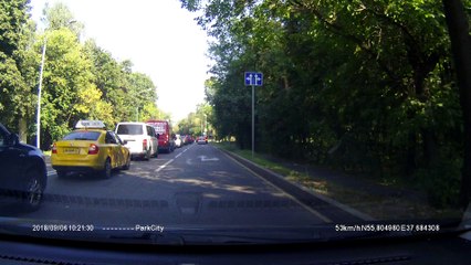 Motorcylist Struck and Flipped Over Car