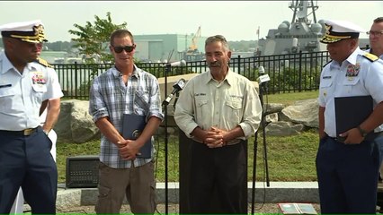 Men Honored for Saving Lives of Four Fisherman on the Long Island Sound