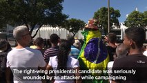Brazilians watching military parade react to attack on Bolsonaro