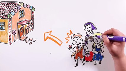 HANSEL Y GRETEL SU VERDADERA Y OSCURA Hª | Draw My Life Cuentos Infantiles
