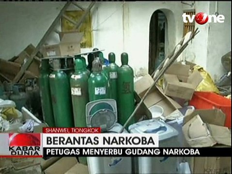 Gudang Narkoba di Tengah Hutan Guangdong Digerebek