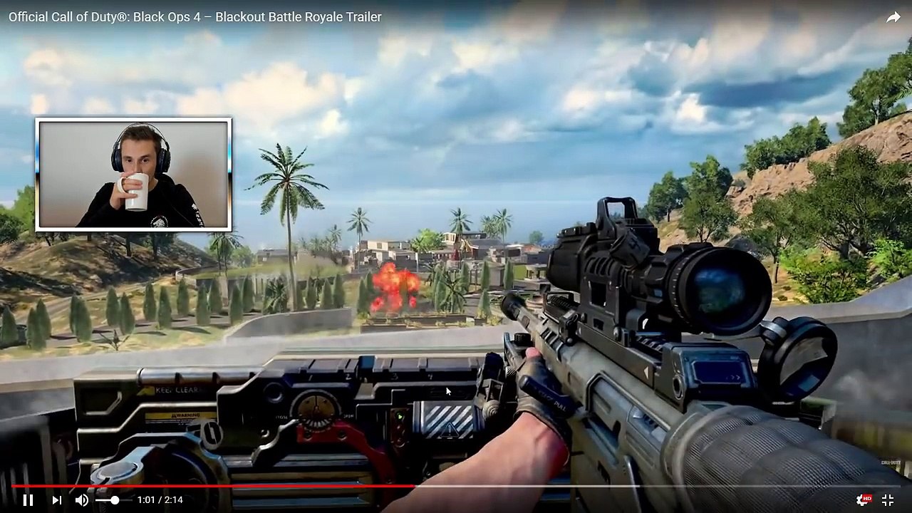 REACTING to NEW 'CALL of DUTY 'BLACKOUT' Trailer! *INCLUDING ZOMBIES*