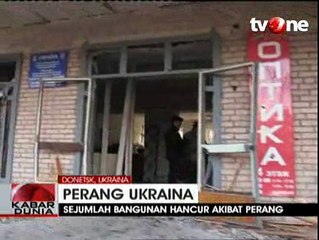 Saksi Bisu Pertempuran Sengit di Ukraina