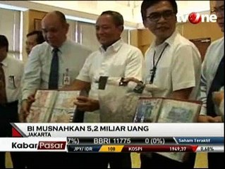 BI Musnahkan Uang Rp111,57 Triliun Selama 2014