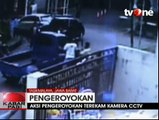 Aksi Pengeroyokan Polisi Terekam CCTV