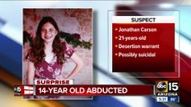 Amber Alert issued for Surprise teen