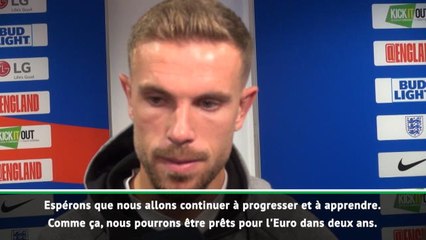 Angleterre - Henderson : "Être prêt pour l'Euro dans deux ans"