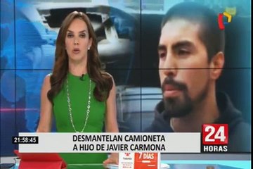 Desmantelan auto del hijo de Javier Carmona en Miraflores