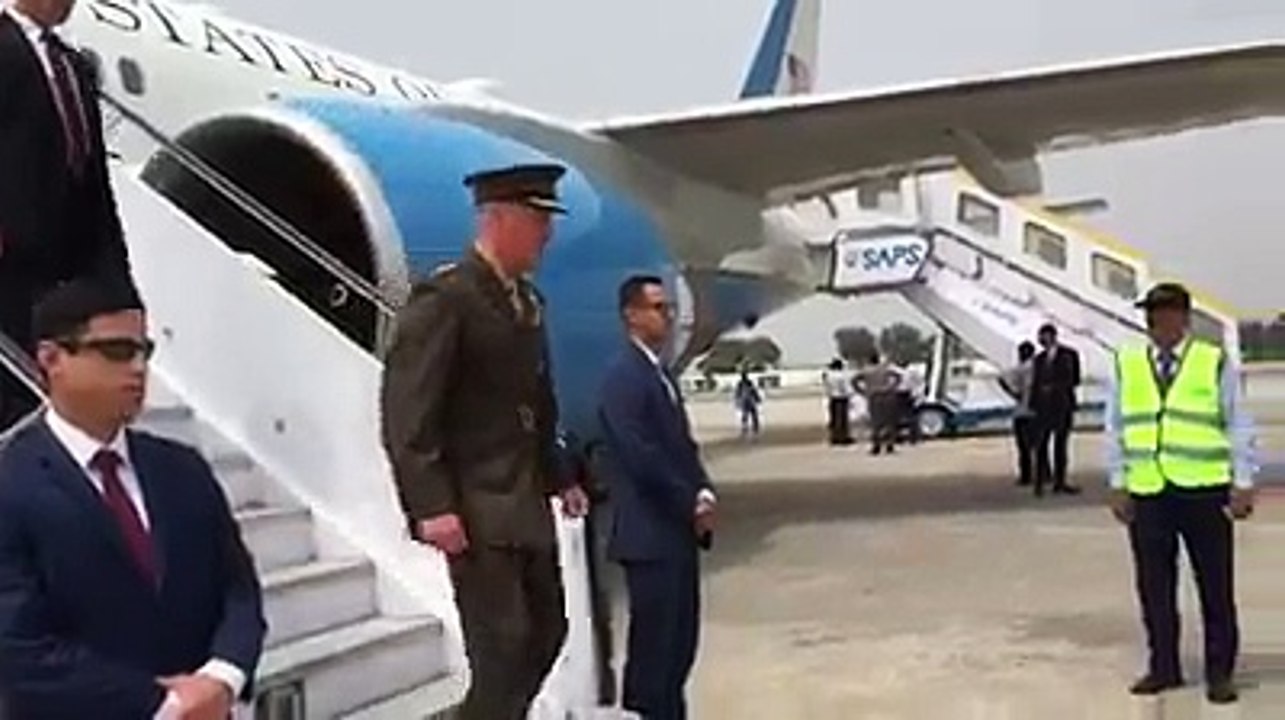 US Chairman of the Joint Chiefs of Staff Gen. Joseph Dunford arrives in Islamabad Pakistan to join  ecPompeo for meetings with senior Pakistani government and m