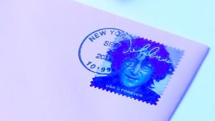 John Lennon honoured with postage stamp