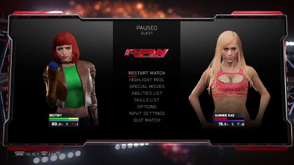 [WWE 2K17] Destiny's Wrecking Ball Dropkick