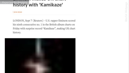 Eminem Makes UK Chart History