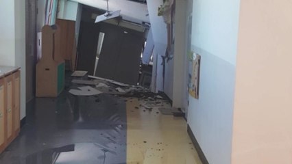 붕괴 사고 상도유치원, 처참한 전쟁터 같은 내부 사진 / YTN