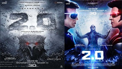 Akshay Kumar & Rajinikanth's 2.0 TEASER to release on this DATE | FilmiBeat