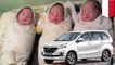 Tiga bayi kembar lahir dalam mobil, orangtua beri nama Avanza - TomoNews