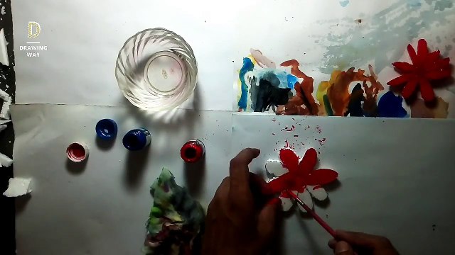 Waste material reuse idea _ DIY art and Crafts _ recycling waste Solar Object _ Flower Vase making ( 203 )