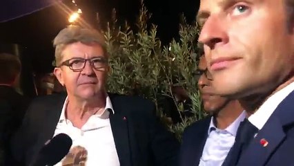 Mélenchon traite Emmanuel Macron de "plus grand xénophobe"; mais face au Président n'assume plus du tout ses propos