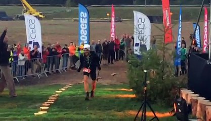 Infernal Trail : Arrivée de Fabien Carpentier qui s'impose sur les 200 km