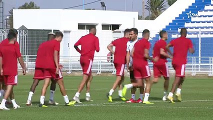 تقرير الحصة التدريبية الاخيرة  للاسود قبل مواجهة مالاوي