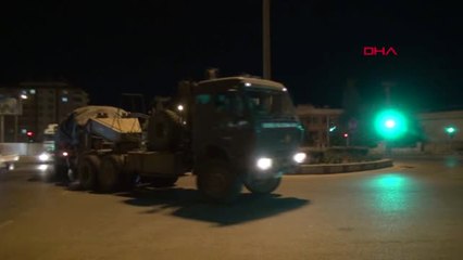 Kilis Sınırında Askeri Hareketlilik Sürüyor