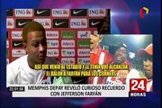 Memphis Depay reveló curiosa anécdota con Jefferson Farfán