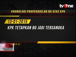 Kronologi Sidang Praperadilan Budi Gunawan Atas KPK