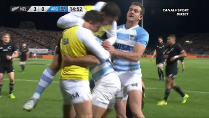 L'essai magnifique de Moyano face aux All Blacks