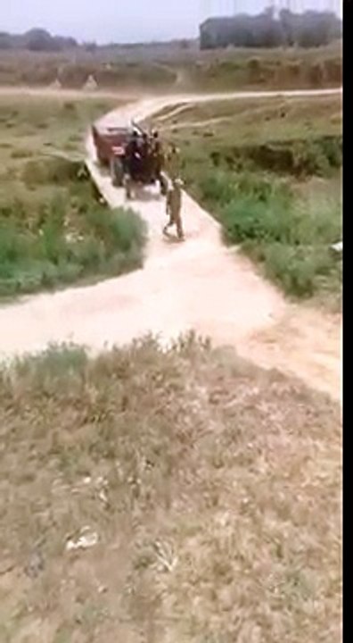 Wheeling avec un tracteur