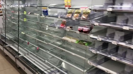 Supermarket shelves still empty following deadly Hokkaido earthquake