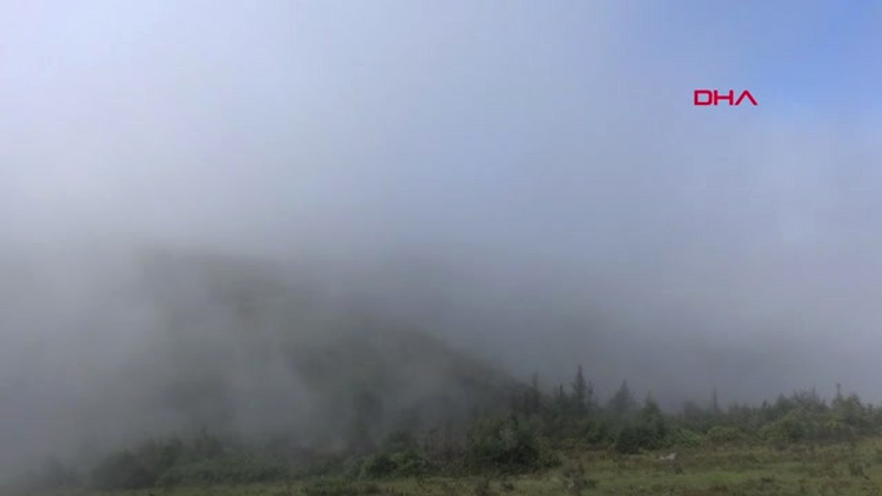 Trabzon Karadeniz'de Bulutların Üzerinde Yaşam