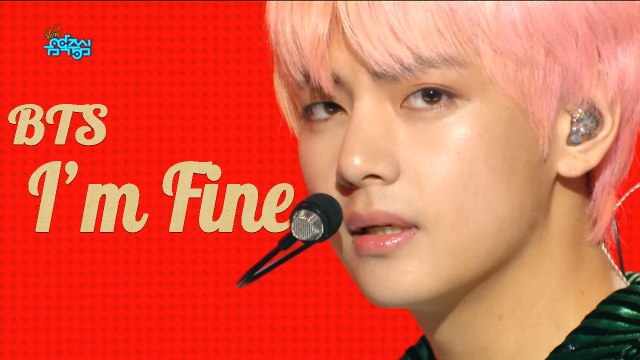 [HOT]BTS -  I'm Fine , 방탄소년단 - I'm Fine Show Music core 20180908