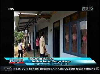 Tanah Bergeser, Puluhan Rumah di Cianjur Nyaris Ambruk
