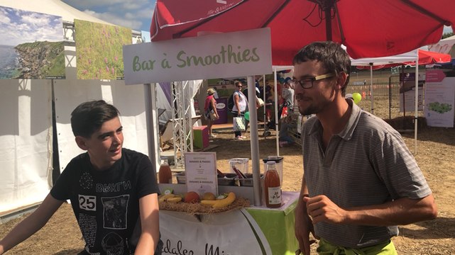 Terres de Jim : animation vélo-smoothie