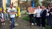 Fêtes de Wallonie à Namur: remise des clés de la ville aux quartiers