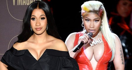 Cardi B ve Nicki Minaj'ın Kavgasında Ayakkabılar Havada Uçuştu