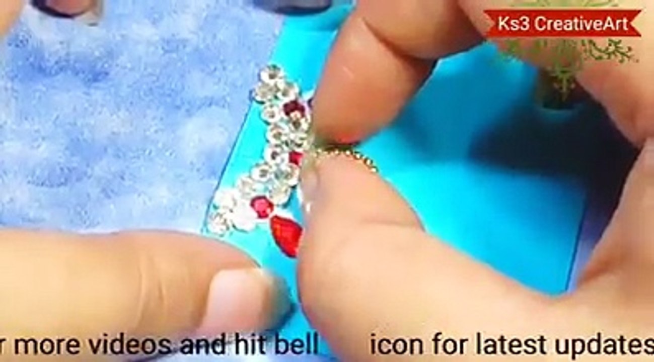 - How to make Necklace set  / Chokar Set for Kanha ji / Bal Gopal / Laddu Gopal – janmastmi specialCredit: Ks3 CreativeArtFull video: